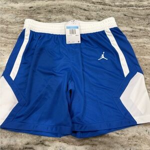 Jordan Athletic Shorts in Blue with White Accents